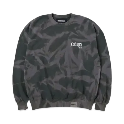 NEIGHBORHOOD Tie-Dye Sweat Shirt LS "Olive Drab"