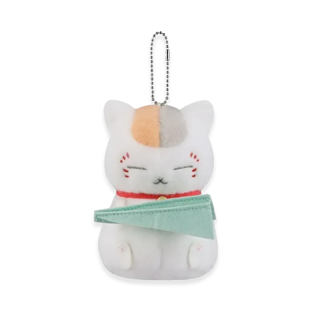 BANDAI "Ichiban Kuji" -Natsume's Book of Friends Atelier Picture Book - Put it on a Paper Airplane -- D Prize Fluffy Plush mascot