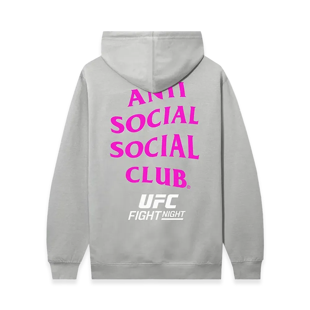 ANTI SOCIAL SOCIAL CLUB x UFC Lock Out Hoodie "Smoke"