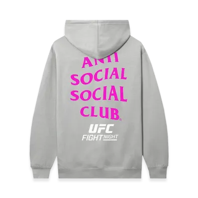ANTI SOCIAL SOCIAL CLUB x UFC Lock Out Hoodie "Smoke"