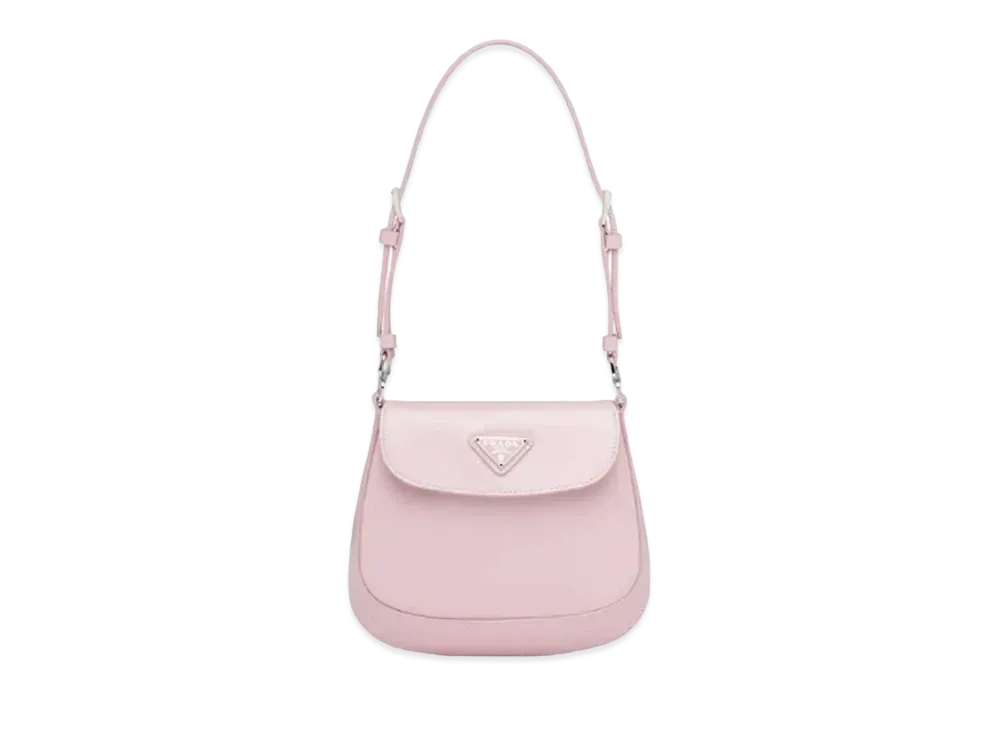 PRADA Cleo Brushed Leather Mini Bag "Pink"