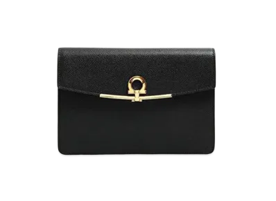 Salvatore Ferragamo Gancini Minibag "Black"