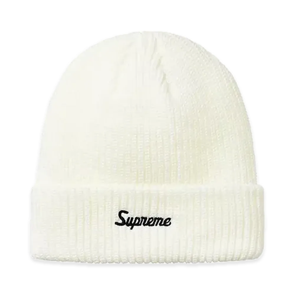 Supreme Loose Gauge Beanie "White" (20FW)