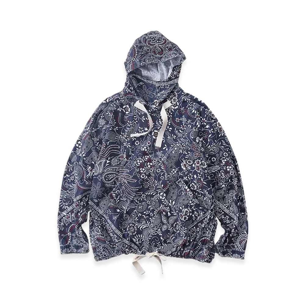 NICENESS Das Bandana Smock Parka "Navy"