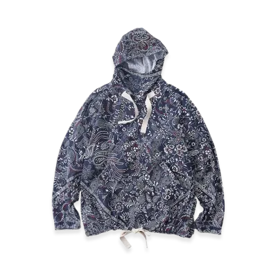 NICENESS Das Bandana Smock Parka "Navy"