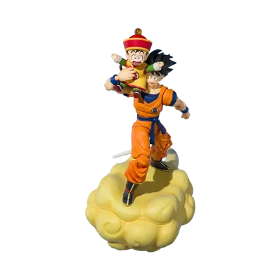 BANDAI "S.H.Figuarts" -Dragon Ball Z- SON GOKU & SON GOHAN -KID- & KINTOUN