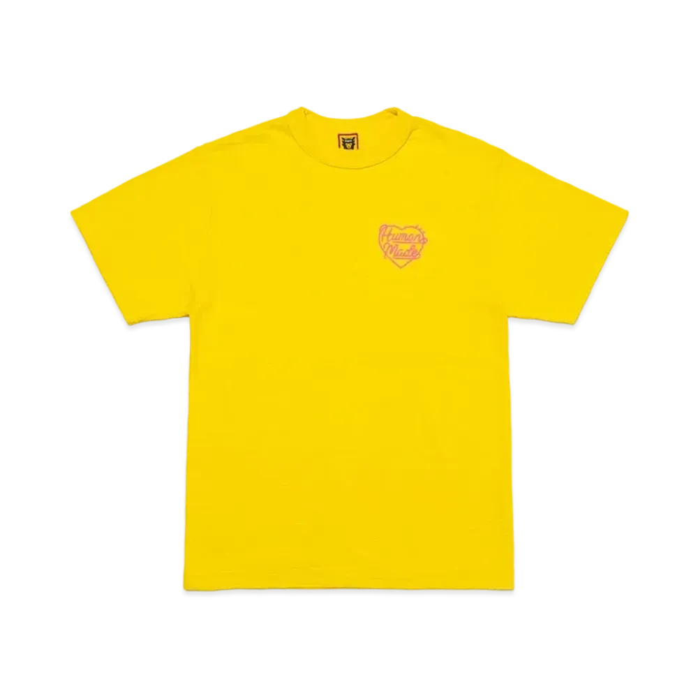 HUMAN MADE Color T-Shirt "Yellow"