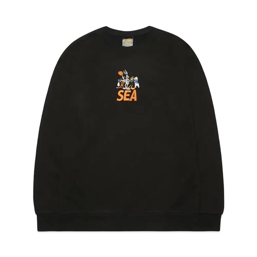WIND AND SEA SPACE JAM (TUNE-SQUAD) CREWNECK "Black"