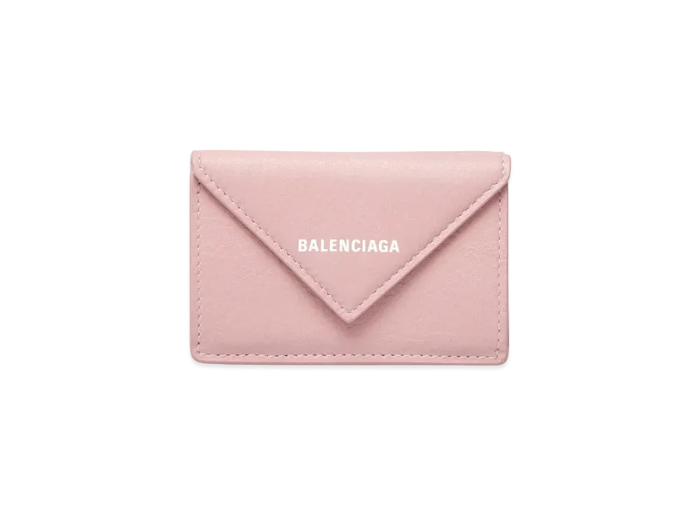 BALENCIAGA Papier Mini Wallet "Pink"