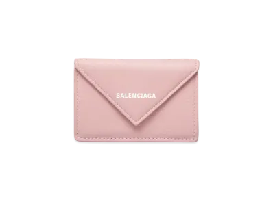 BALENCIAGA Papier Mini Wallet "Pink"
