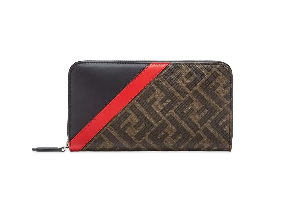 FENDI Ziparound Wallet "Brown"