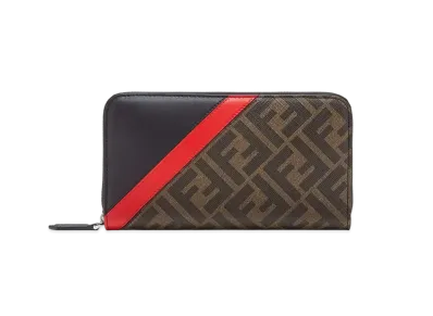 FENDI Ziparound Wallet "Brown"