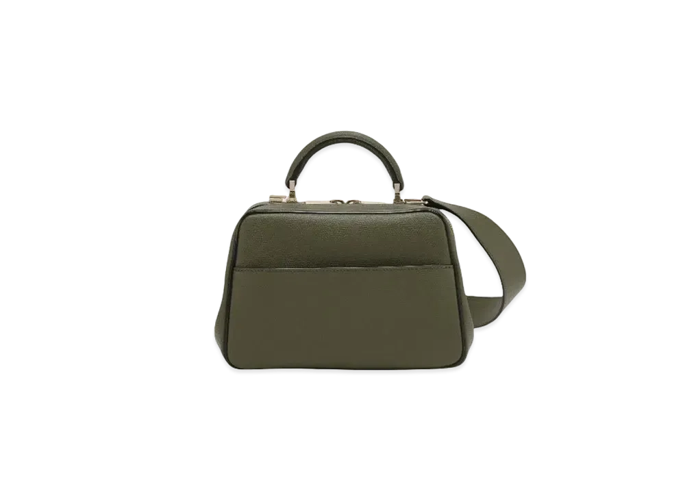 Valextra Serie S Mini Bag "Military Green"