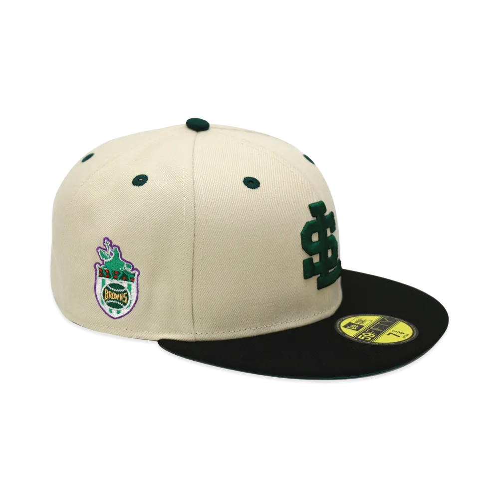 NEW ERA x THE CAP 59Fifty Heritage League St. Louis Browns "Stone/Black"