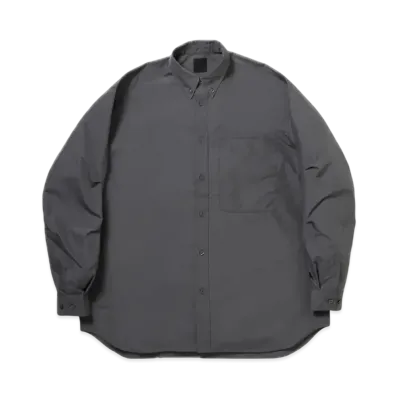 DAIWA PIER39 Tech Button Down Shirt L/S "Charcoal"