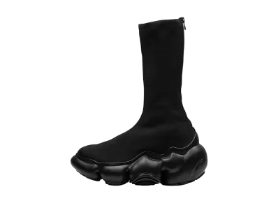grounds MOOPIE KNIT BOOTS "Black/Black Matte"