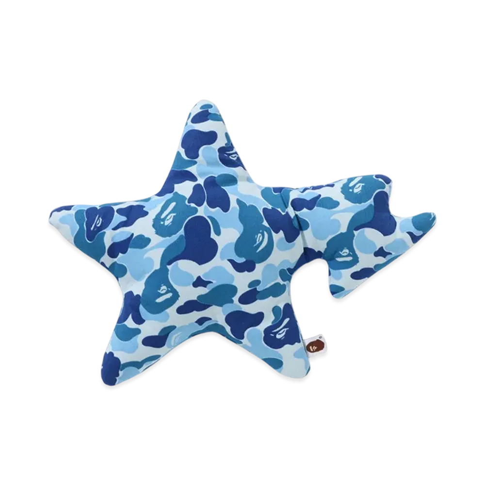A BATHING APE ABC Camo Sta Cushion "Blue"