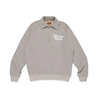 HUMAN MADE PROTOTYPE Half-Zip Sweatshirt "Grey"