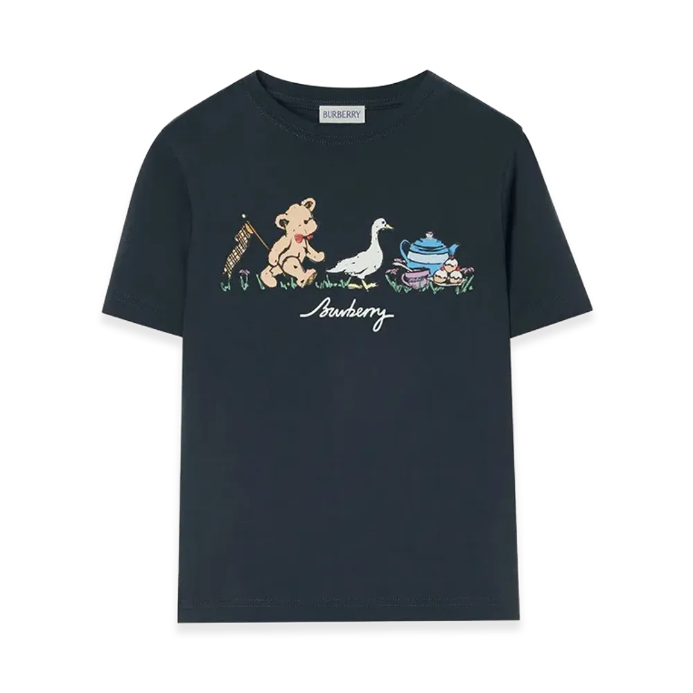 Burberry Kids T-Shirts "Navy"