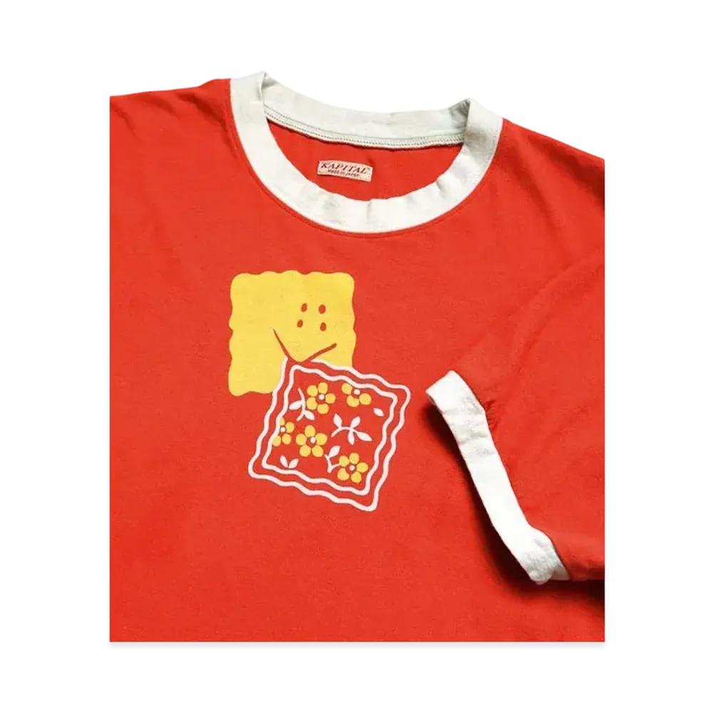 KAPITAL 20/- Ringer Tee "Red"