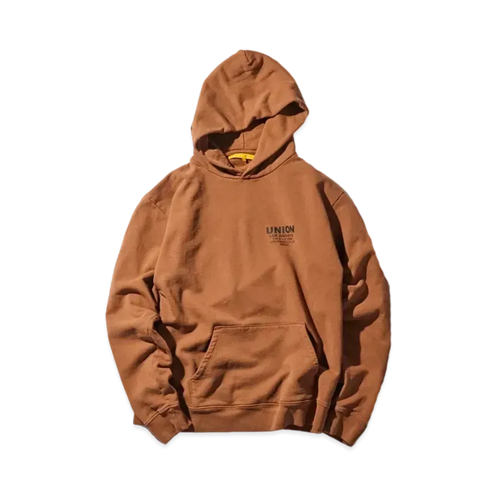 UNION Mechanics Reactive Dye Hood "Brown"