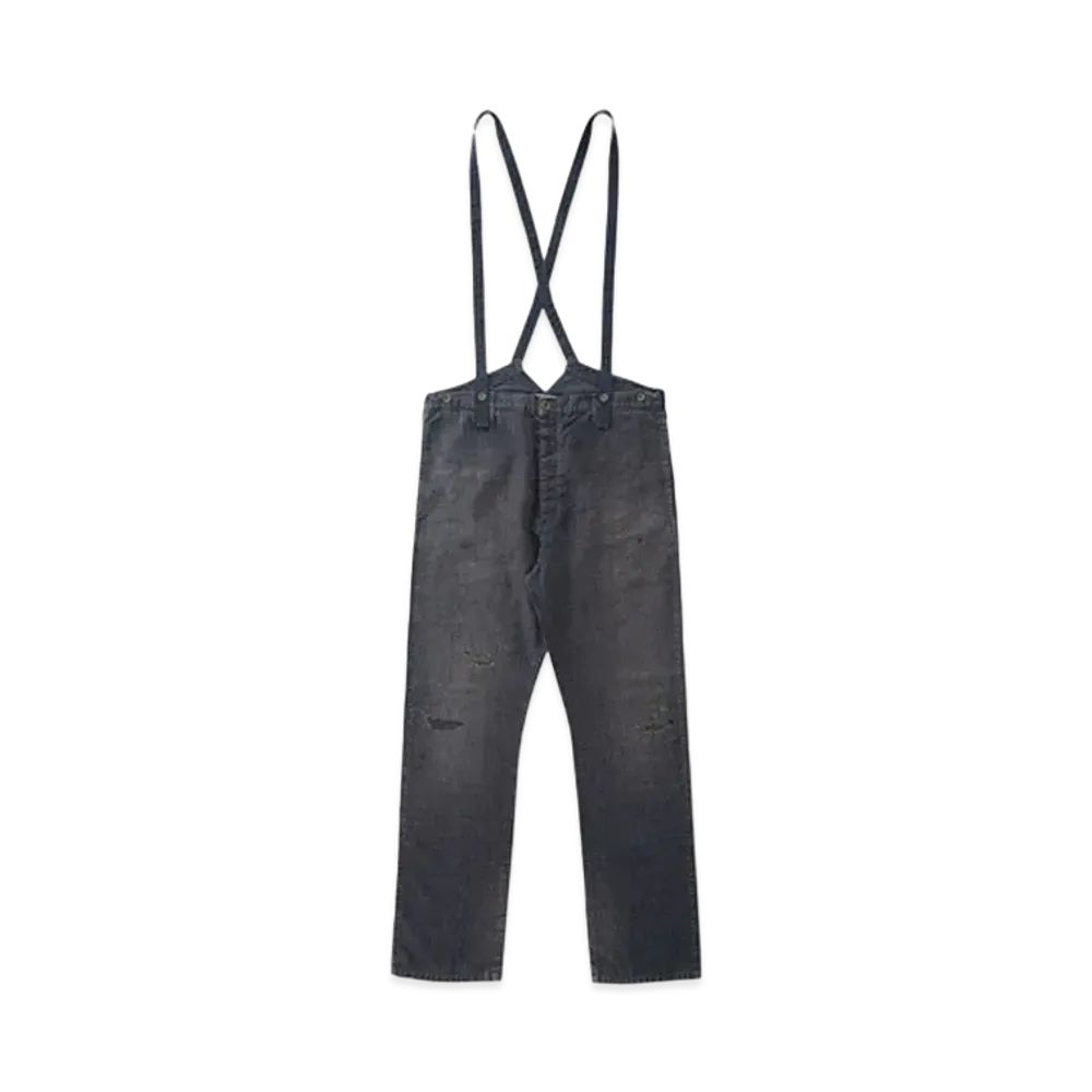 visvim TRAVAILLER BRACES PANTS (LINEN) "Grey"