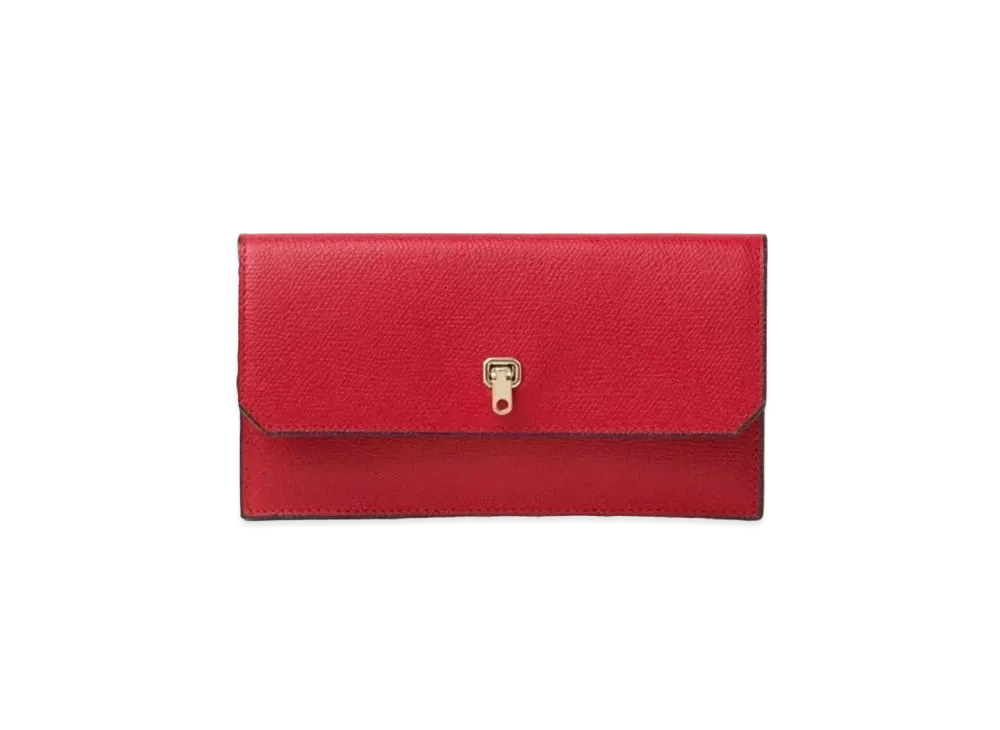 Valextra City Wallet "Red"