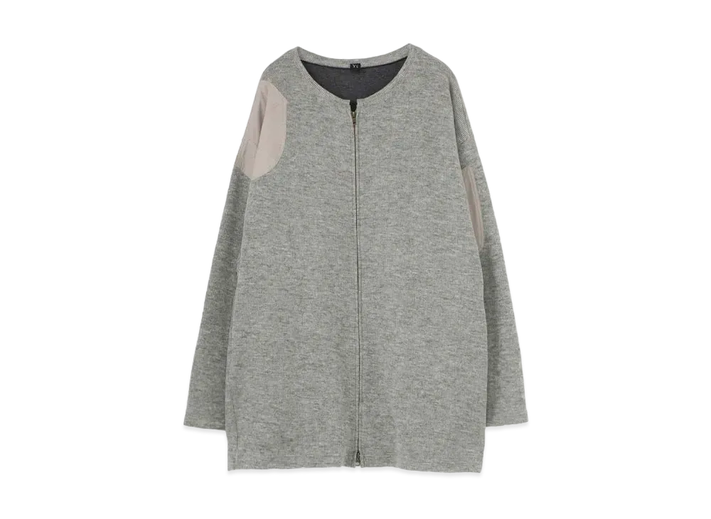 Yohji Yamamoto Y's DOUBLE FACE FULL ZIP CARDIGAN "Gray"