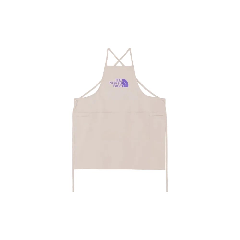 The North Face TNF Logo Apron "NaturalxTNF Purple"