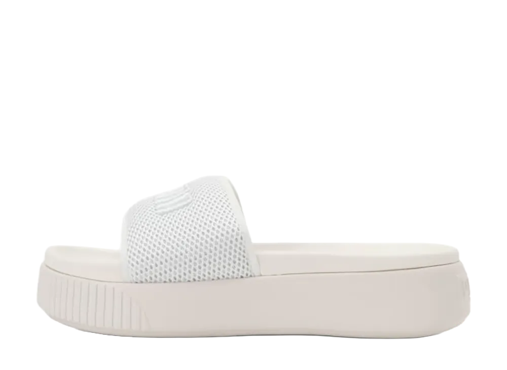 Puma Women's Platform Slide UM "PUMA White/Warm White"