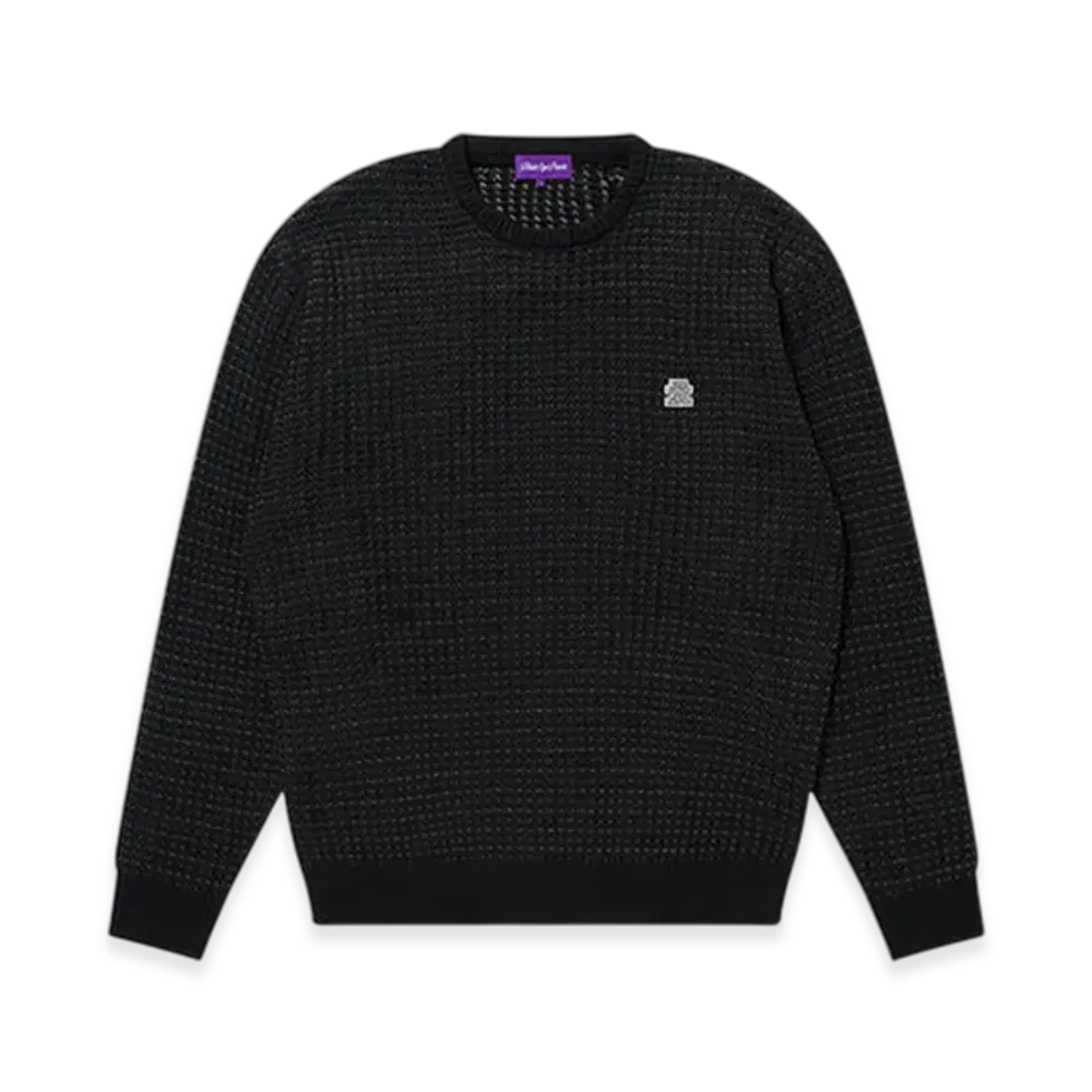 BlackEyePatch Small OG Reflective Knit Sweater "Black"