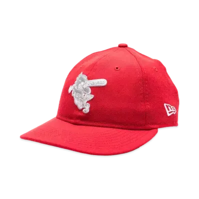 UNDEFEATED X NE MASCOT STRAPBACK - 90143 "Red"