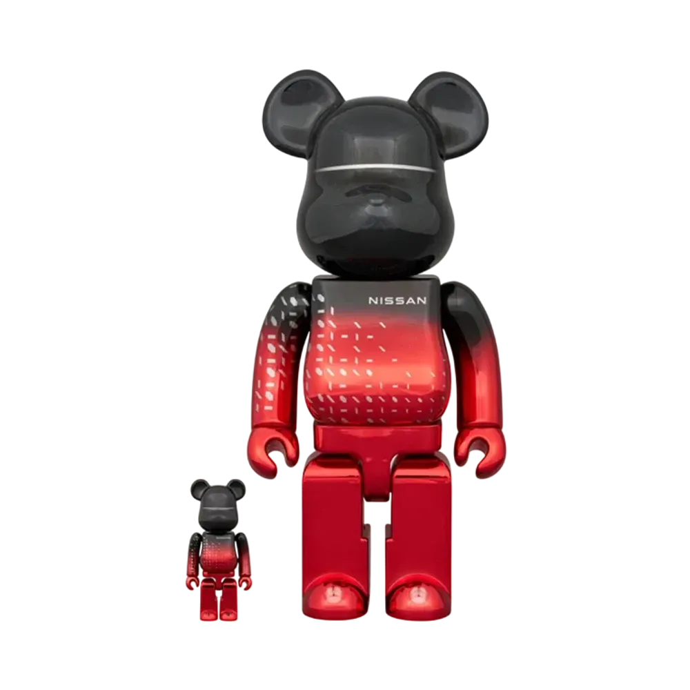 MEDICOM TOY "BEARBRICK" NISSAN "Sakura at Japanese Dawn" 100% & 400%