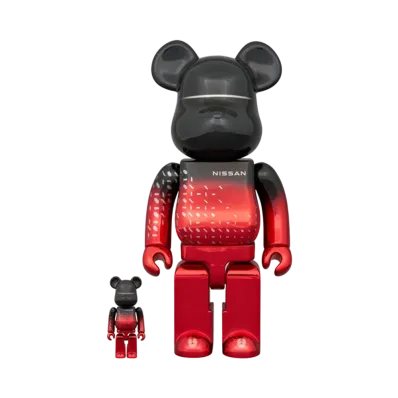 MEDICOM TOY "BEARBRICK" NISSAN "Sakura at Japanese Dawn" 100% & 400%