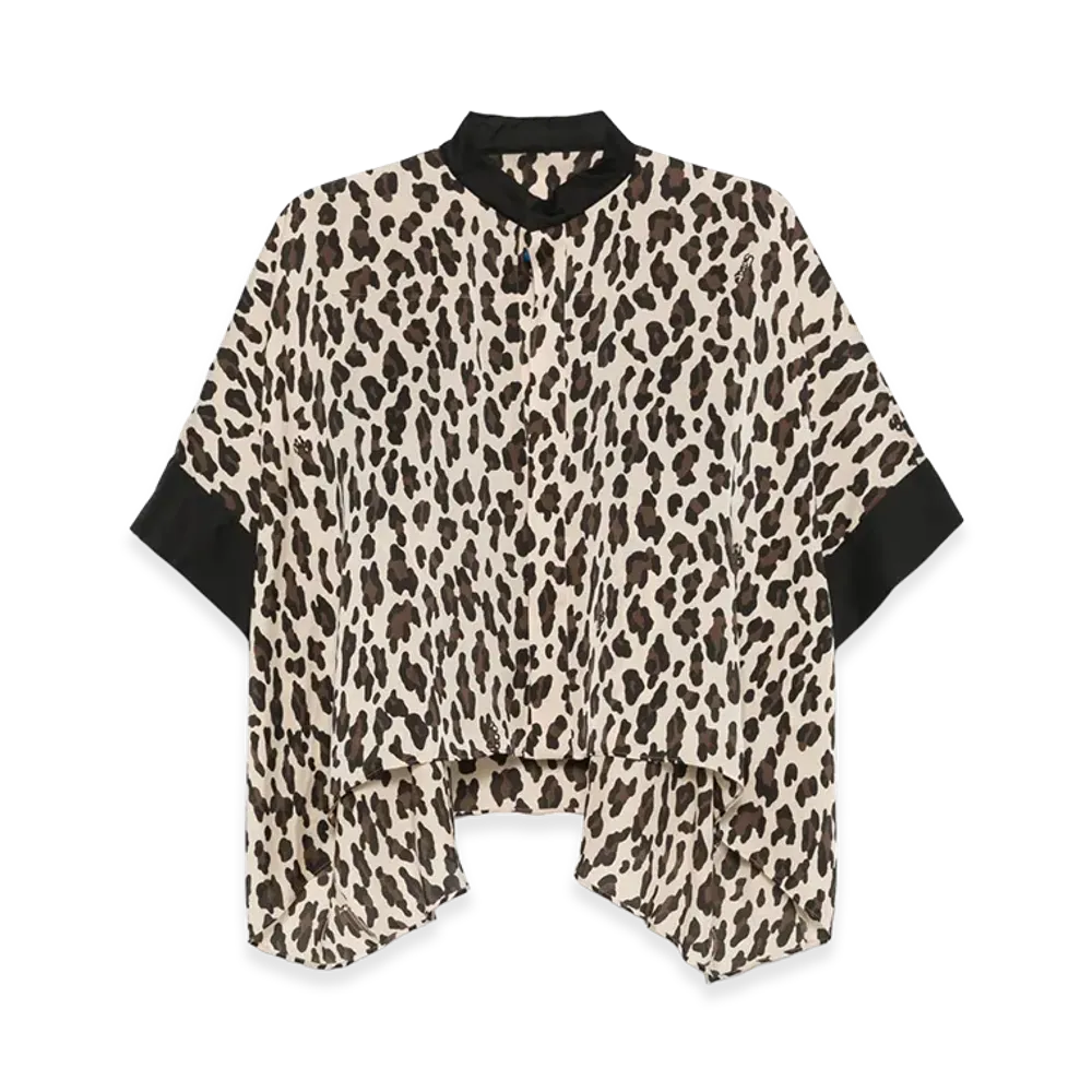 sacai Women's Shirts "Beige/Brown"