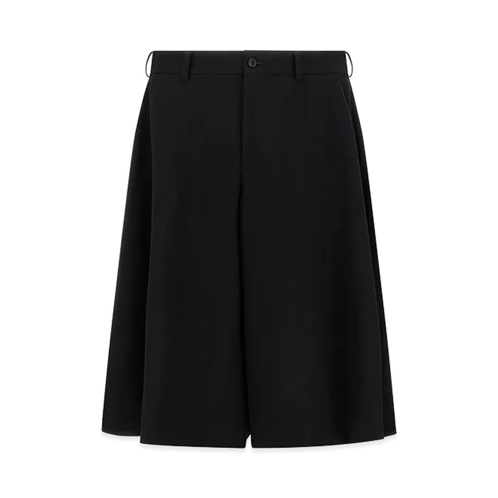 COMME des GARCONS HOMME Extra Loose Leg Bermuda Shorts "Black"