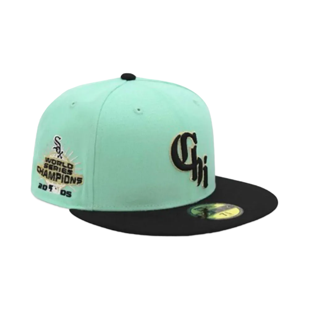 NEW ERA x THE CAP 59Fifty Sicily Chicago White Sox "Light Blue/Black"