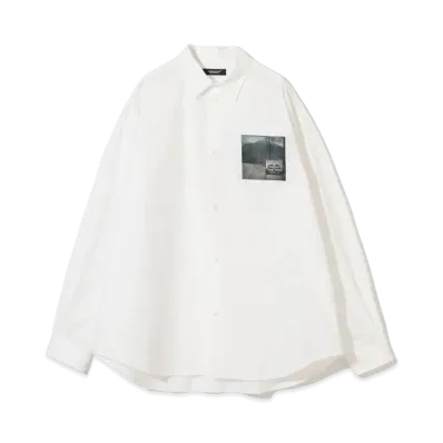 UNDERCOVER Twin Peaks Cotton Typewriter Shirt "White"