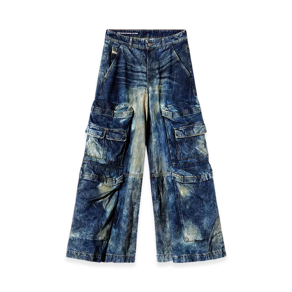 Diesel Relaxed Jeans D-Giappo 0dbcw "Dark Blue"