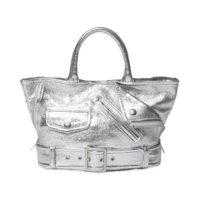 beautiful people x POTR Riders Kids Tote Bag Silver "Silver"