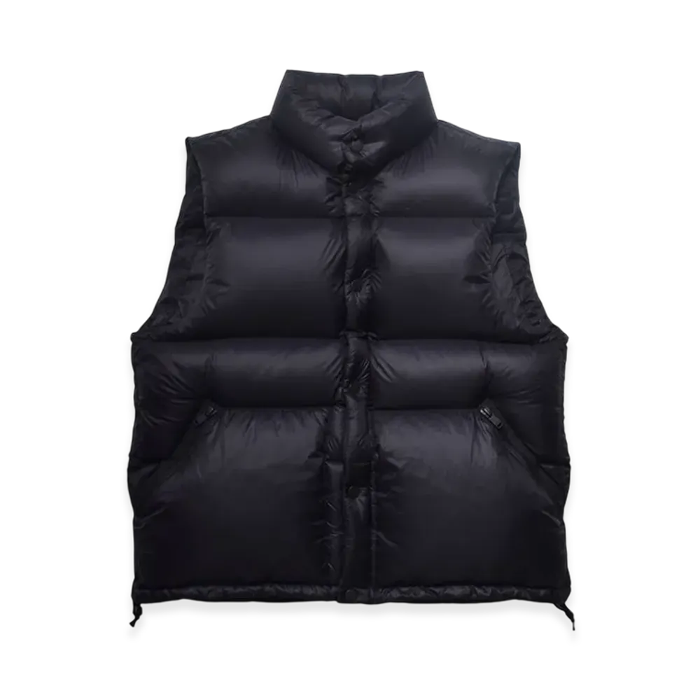 MINEDENIM x nonnative Explorer Down Vest Nylon Mini Ripstop With Windstopper "Black"