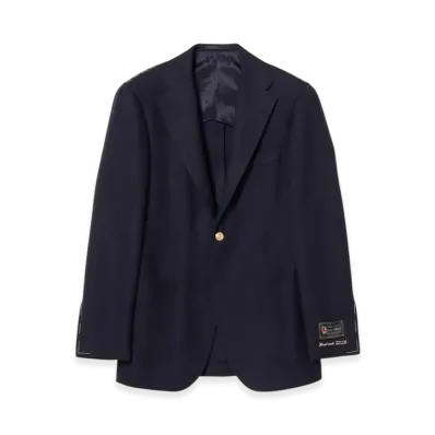 BEAMS Handmade Savile Clifford Wool Mohair Blazer "Navy"