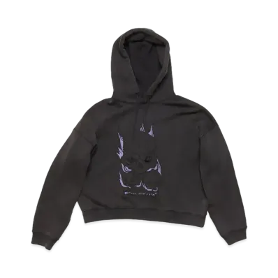 Acne Studios Printed Hoodie Sweater "Faded Black"