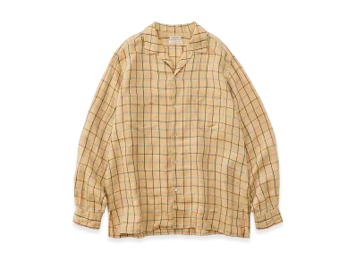 NICENESS E.Romeo check Shirt "Yellow"