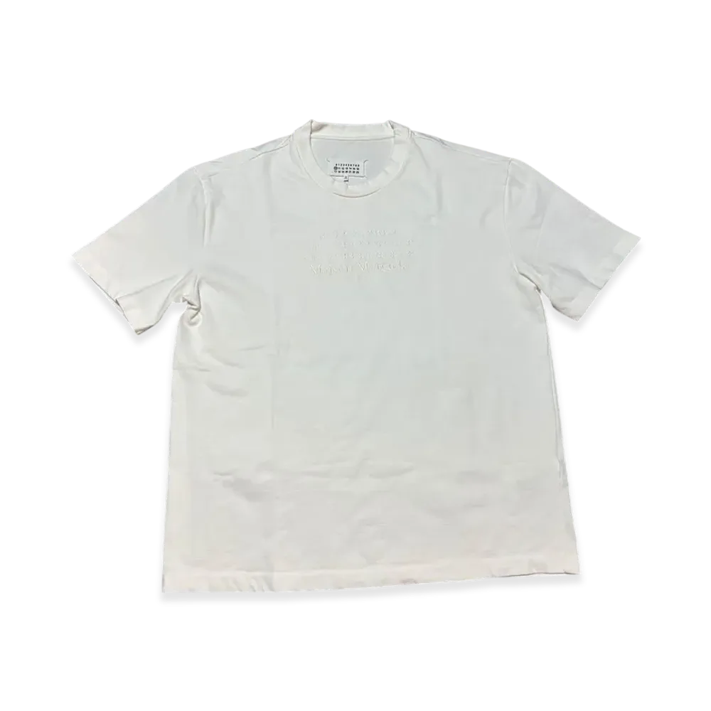 Maison Margiela Braille Logo T-Shirt "White"