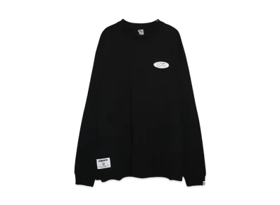 BBC x MANASTASH L/S TEE ARCH LOGO "BLACK"