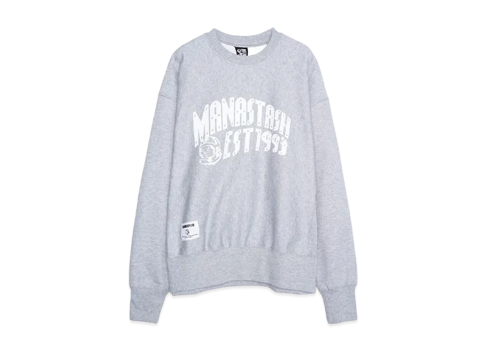 BBC x MANASTASH ARCH LOGO SWEATSHIRTS "GRAY"