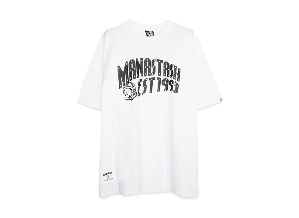 BBC x MANASTASH TEE ARCH LOGO "WHITE"