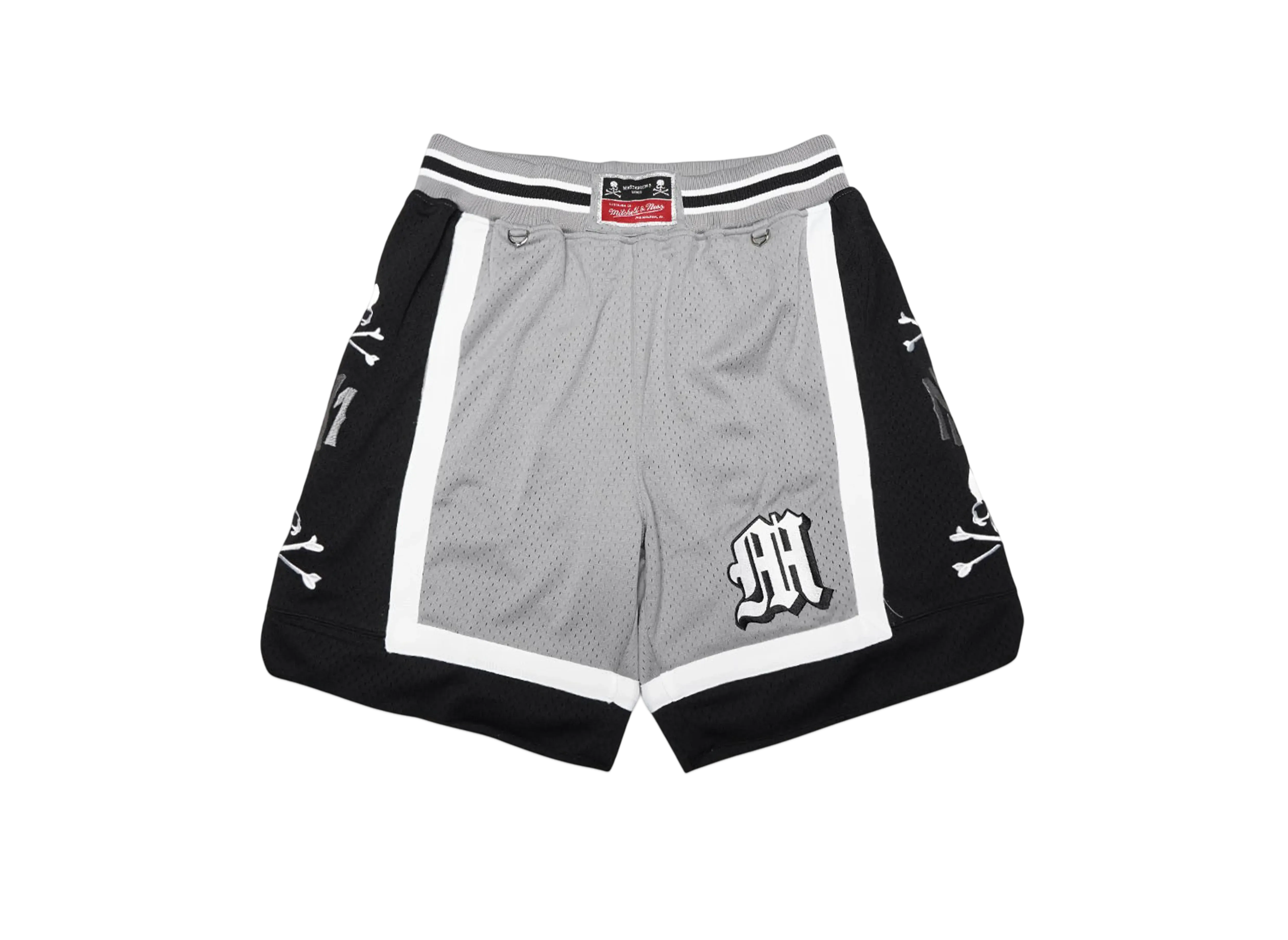 MASTERMIND x Mitchell&Ness MESH SHORTS "BLACK/WHITE"