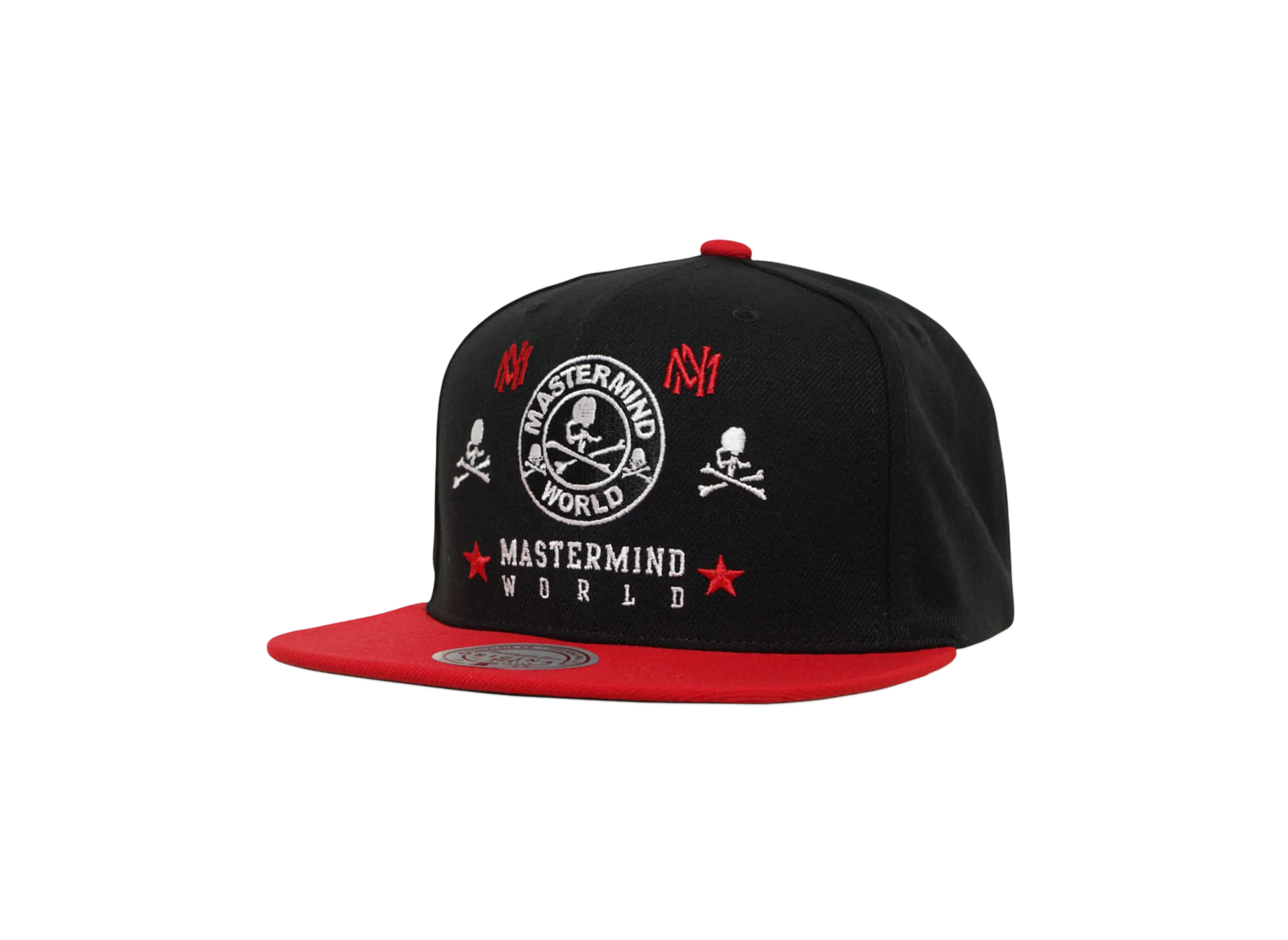 MASTERMIND x Mitchell&Ness SNAPBACK COLLAB "BLACK-RED"